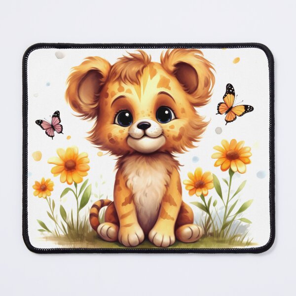 Artikelvorschau, Lion Animal Clipart, African Animal, Safari Fauna Art, African Mammal, Savannah Wildlife, African Species, Wild entworfen und verkauft von CoolorPaint.