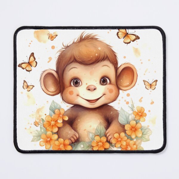 Artikelvorschau, Monkey Animal Clipart, African Animal, Safari Fauna Art, African Mammal, Savannah Wildlife, African Species, Wild entworfen und verkauft von CoolorPaint.
