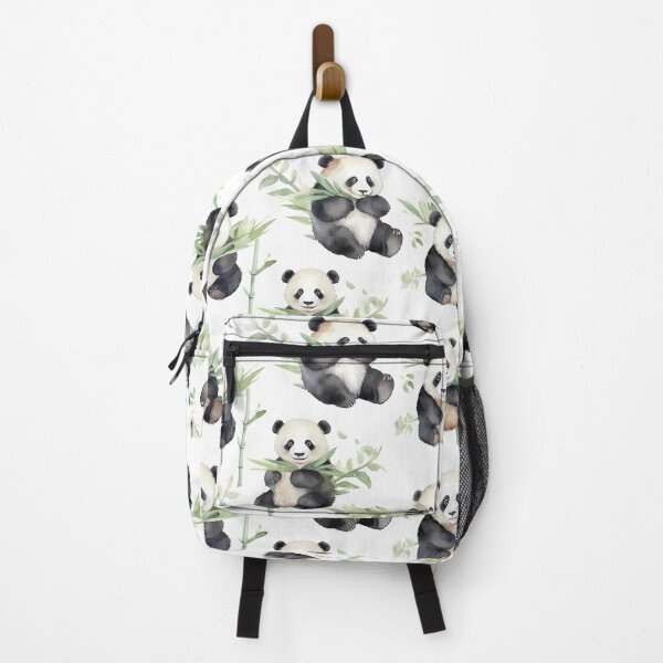Item preview, Cute panda bears eat bamboo - Ailuropoda melanoleuca designed and sold by Pixelboys.