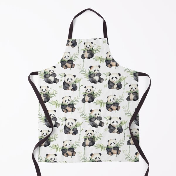 Item preview, Cute panda bears eat bamboo - Ailuropoda melanoleuca designed and sold by Pixelboys.