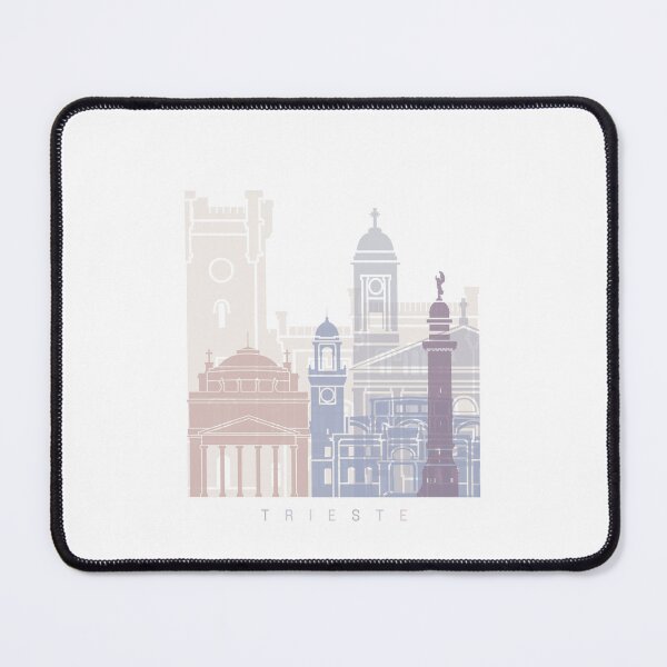 Item preview, TRIESTE SKYLINE POSTER PASTEL designed and sold by paulrommer.
