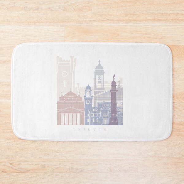Item preview, TRIESTE SKYLINE POSTER PASTEL designed and sold by paulrommer.