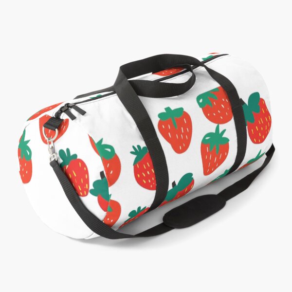 Item preview, Cute Strawberry Pattern - Midcentury Flat Illustration Style designed and sold by SorryFrog.