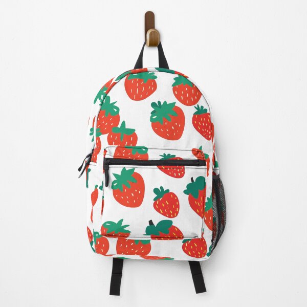 Item preview, Cute Strawberry Pattern - Midcentury Flat Illustration Style designed and sold by SorryFrog.