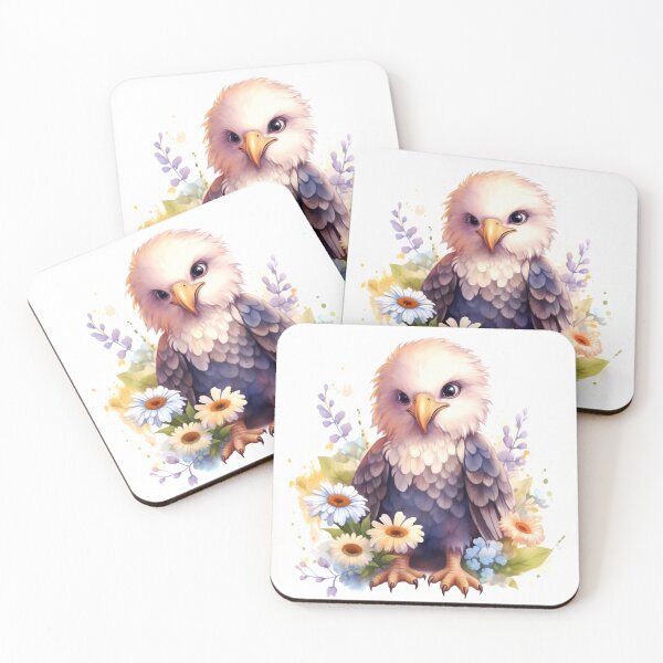 Artikelvorschau, Bald Eagle Animal Clipart, North America Animal, American Fauna Art, American Mammal, Wildlife Species, Watercolor Graphic entworfen und verkauft von CoolorPaint.