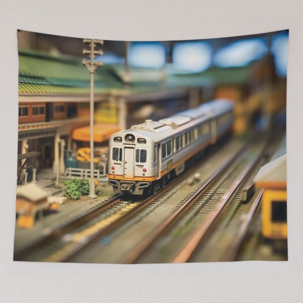 Item preview, Miniature Train And Station designed and sold by AdrianGrosu.