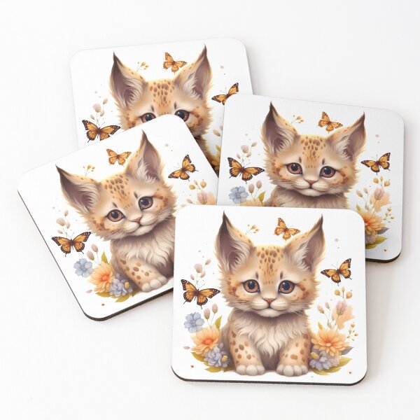 Item preview, Canada Lynx Animal Clipart, North America Animal, American Fauna Art, American Mammal, Wildlife Species, Watercolor Graphic designed and sold by CoolorPaint.
