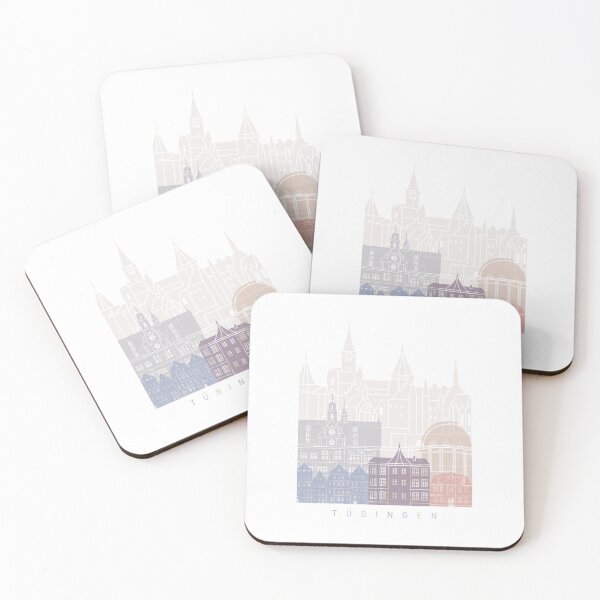 Item preview, TUBINGEN SKYLINE POSTER PASTEL designed and sold by paulrommer.