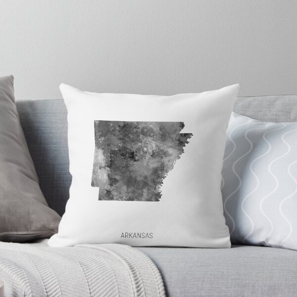 Item preview, Arkansas Watercolor Map designed and sold by ArtPrints.