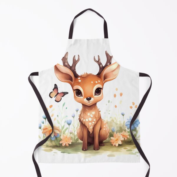 Artikelvorschau, Deer Animal Clipart, North America Animal, American Fauna Art, American Mammal, Wildlife Species, Watercolor Graphic entworfen und verkauft von CoolorPaint.
