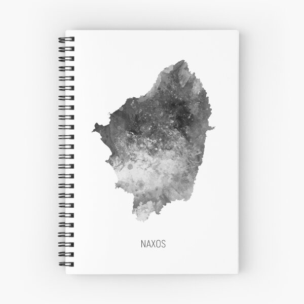 Item preview, Naxos Watercolor Map designed and sold by ArtPrints.