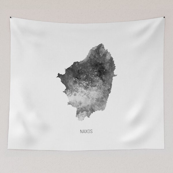 Item preview, Naxos Watercolor Map designed and sold by ArtPrints.