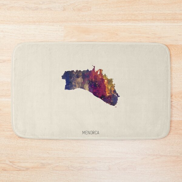 Item preview, Menorca Watercolor Map designed and sold by ArtPrints.