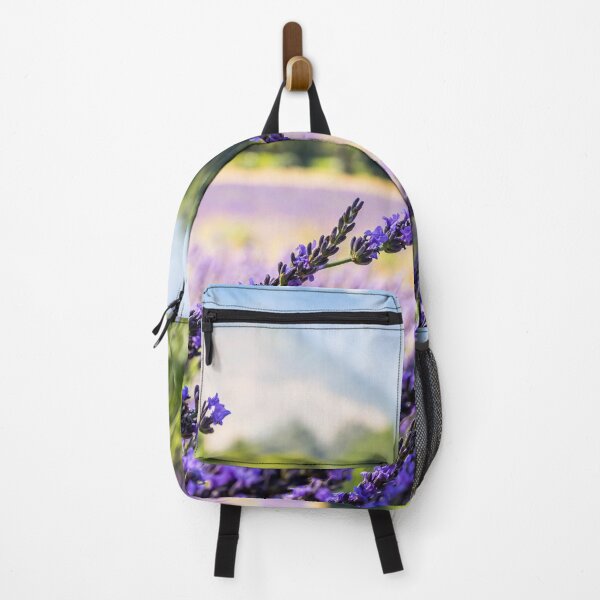 Item preview, Lavender field with defocused mountain backdrop photo designed and sold by ArtyBuys.