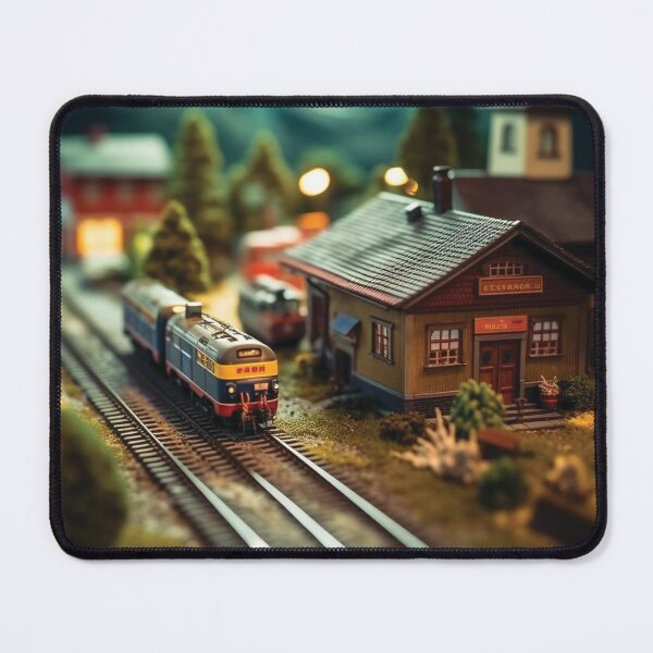 Item preview, Miniature Train And Station designed and sold by AdrianGrosu.