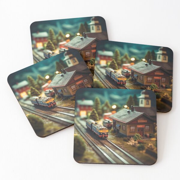 Item preview, Miniature Train And Station designed and sold by AdrianGrosu.