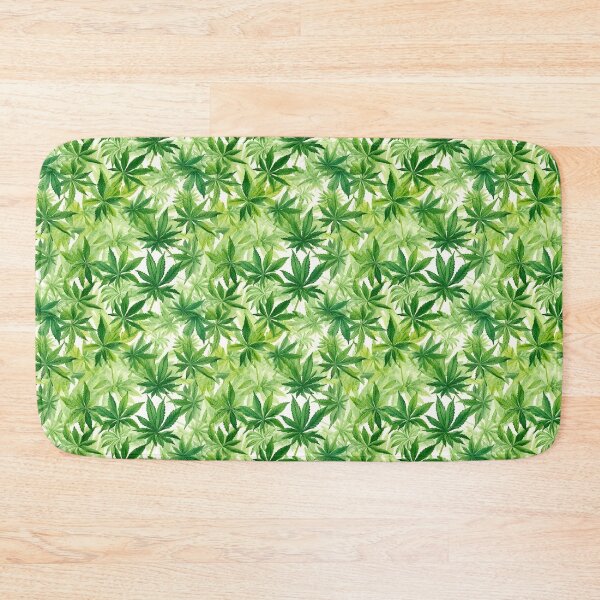 Aperçu de l'œuvre Plante Magique de la Paix - 420 - Feuilles de Cannabis Sativa - Aquarelle créée et vendue par Pixelboys.