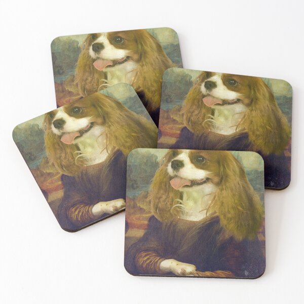 Item preview, Mona Lisa Cavalier King Charles Spaniel designed and sold by Furry And  Purry.