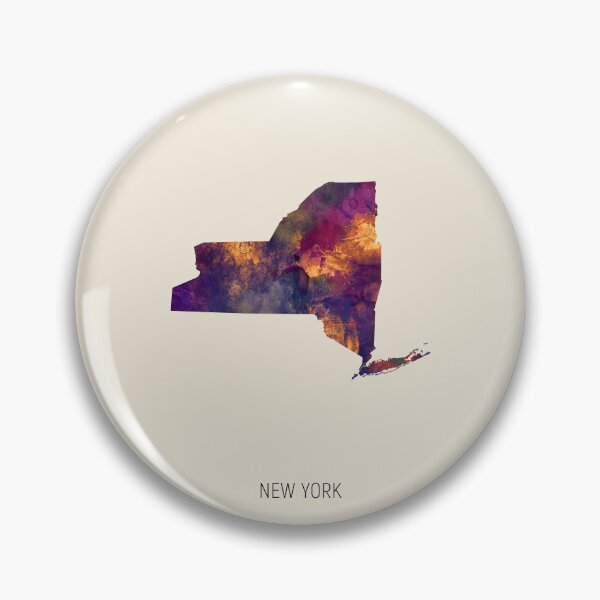 Artikelvorschau, New York Watercolor Map entworfen und verkauft von ArtPrints.