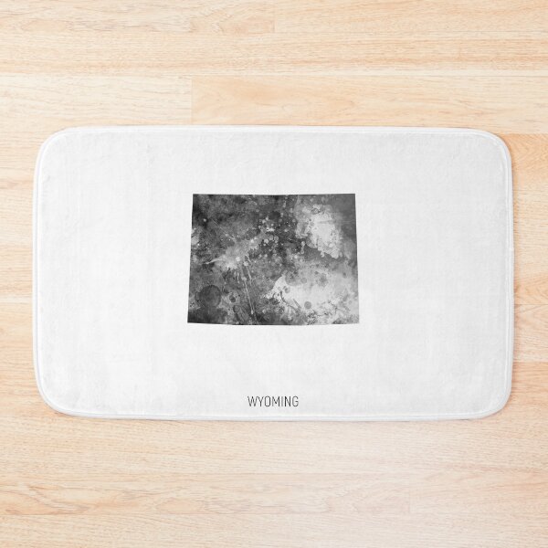 Item preview, Wyoming Watercolor Map designed and sold by ArtPrints.