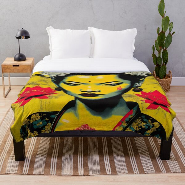 Item preview, [AI Art] Nonexistent Asian woman with lotus flowers  designed and sold by Sissle.