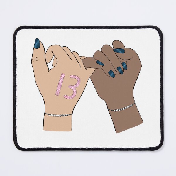 Item preview, Midnights Bracelet Pinky Promise Eras Tour 13 Hand designed and sold by taylaspicer.