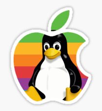Linux Apple Logo Sticker