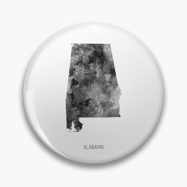 Item preview, Alabama Watercolor Map designed and sold by ArtPrints.