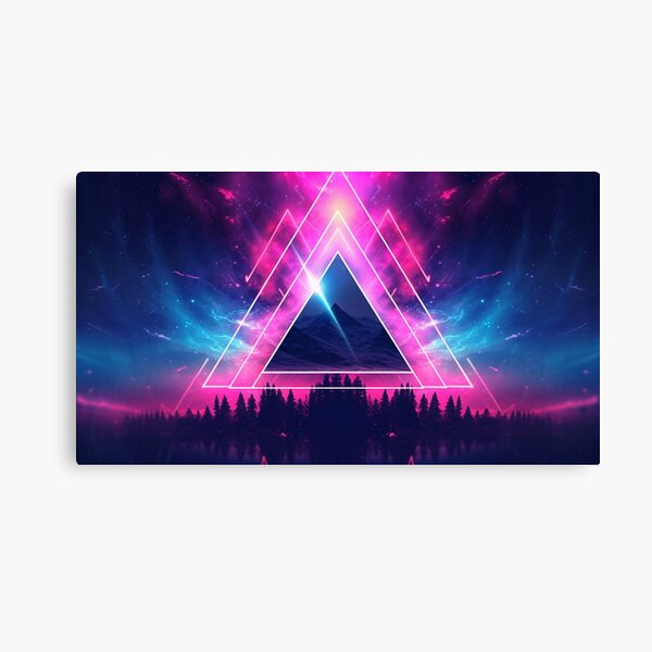 Item preview, Vaporwave Triangle Chillwave Neon designed and sold by Nightarcade.