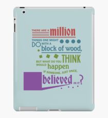 Block of Wood iPad Case/Skin