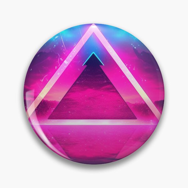 Artikelvorschau, Vaporwave Dreieck Chillwave Neon entworfen und verkauft von Nightarcade.