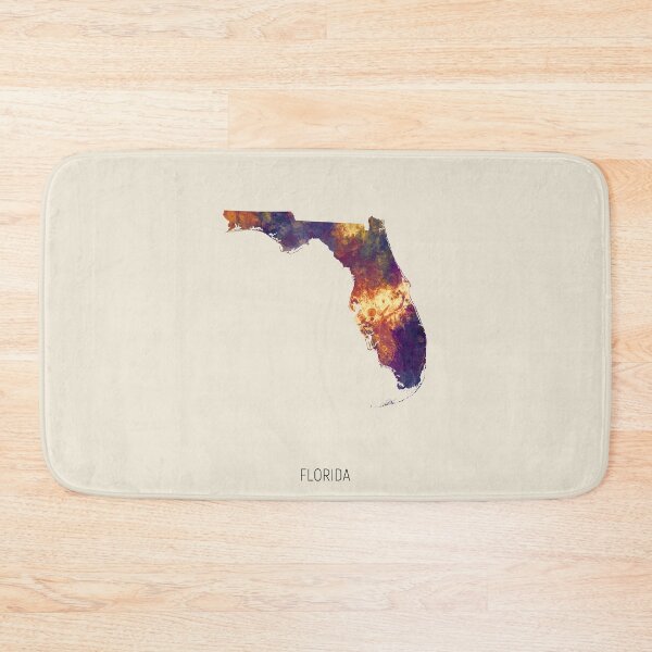 Item preview, Florida Watercolor Map designed and sold by ArtPrints.