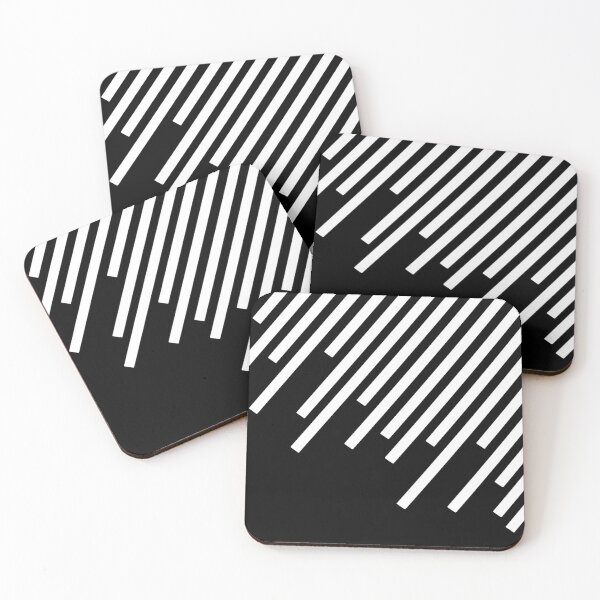 Item preview, Abstract geometric pattern - black and white. designed and sold by K.S ART.