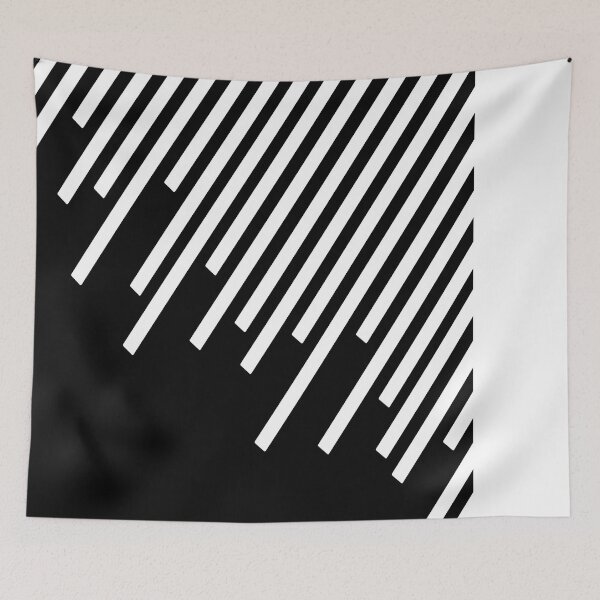 Item preview, Abstract geometric pattern - black and white. designed and sold by K.S ART.