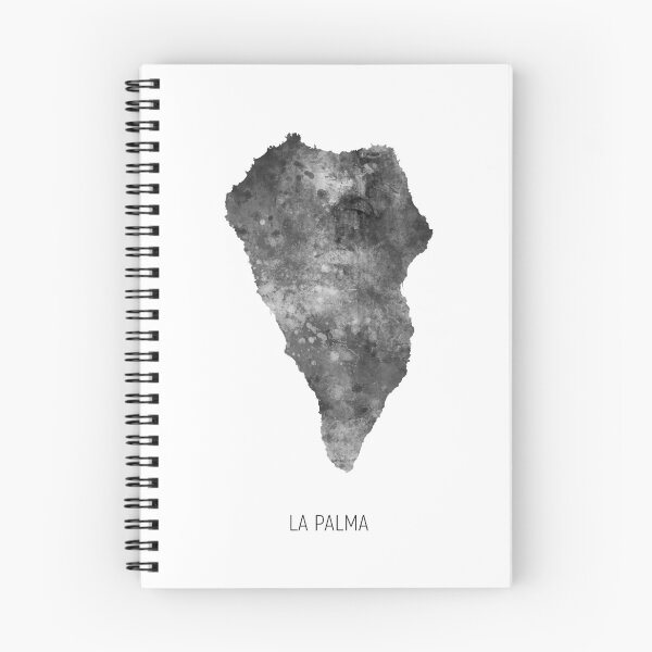 Item preview, La Palma Watercolor Map designed and sold by ArtPrints.