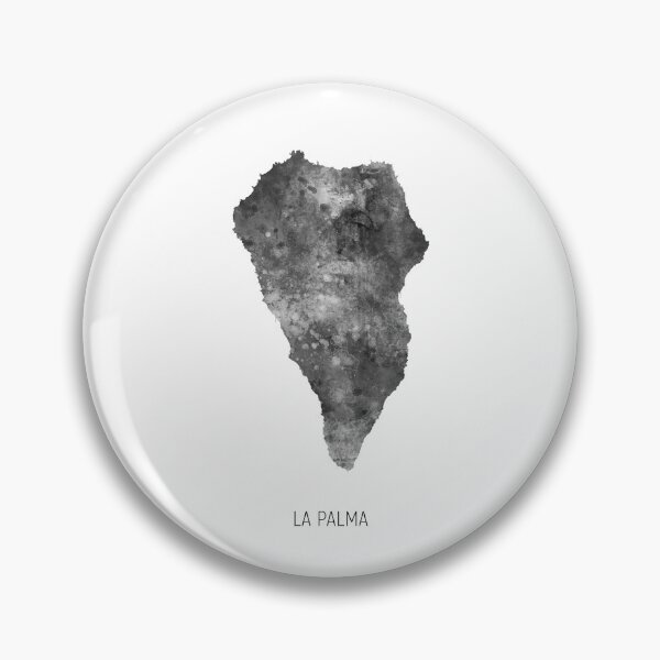 Item preview, La Palma Watercolor Map designed and sold by ArtPrints.