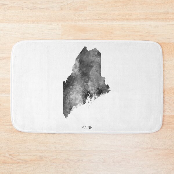 Artikelvorschau, Maine Watercolor Map entworfen und verkauft von ArtPrints.
