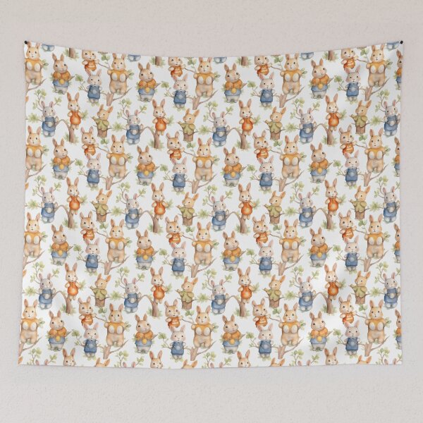 Item preview, The Klopfer family - The Easter Puppies - The friendly rabbit family - Easter motif designed and sold by Pixelboys.
