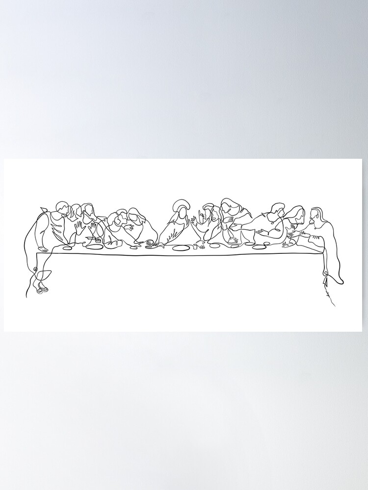 The Last Supper - Vintage Currier and Ives Print Jigsaw Puzzle by