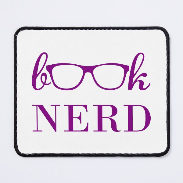 Item preview, Book Nerd purple designed and sold by Lence Printing.