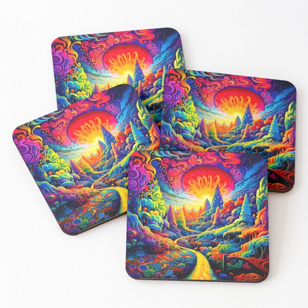 Item preview, Psychedelic Rainbow Land designed and sold by NRGArtwork.