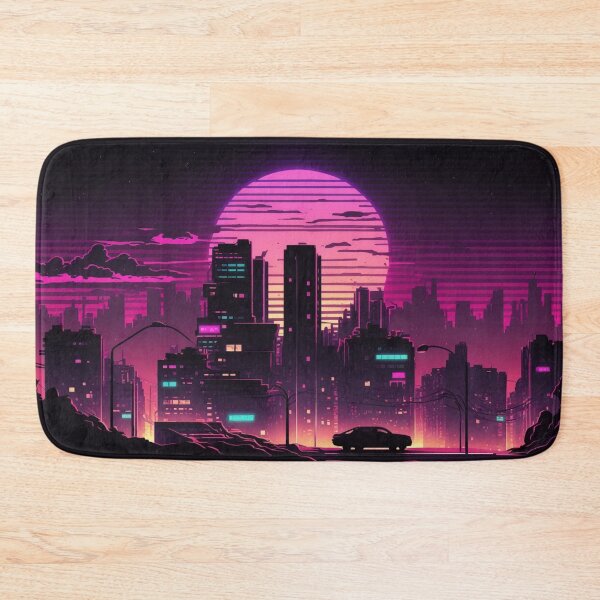 Item preview, Synthwave City By Night designed and sold by Nightarcade.