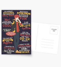 707 Quotes Postcards