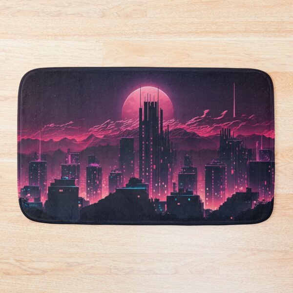 Item preview, Synthwave City By Night designed and sold by Nightarcade.