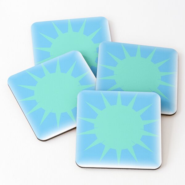 Aperçu de l'œuvre Explorer le bleu vert dans la conception graphique créée et vendue par GiftieBox.