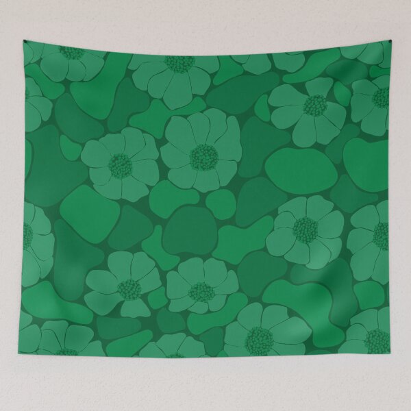 Item preview, Tithonia flowers green version designed and sold by GENEST-V.