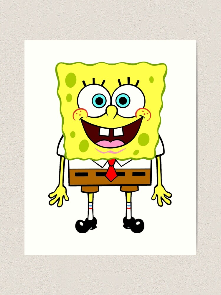 Spongebob meme face Art Print for Sale by L1sercool