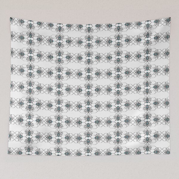 Item preview, Manchester Bees, on honeycomb designed and sold by PicsByTony.