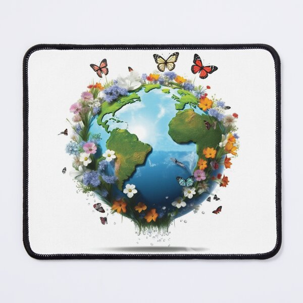 Item preview, Blue Earth Planet Blooming designed and sold by AdrianGrosu.