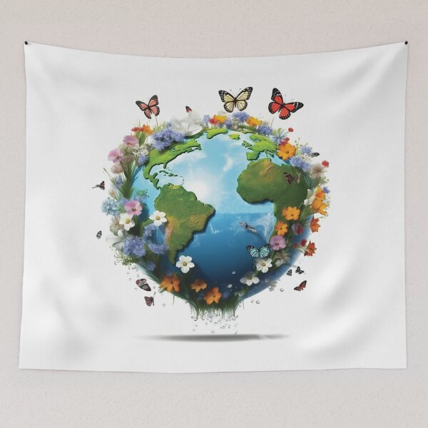 Item preview, Blue Earth Planet Blooming designed and sold by AdrianGrosu.